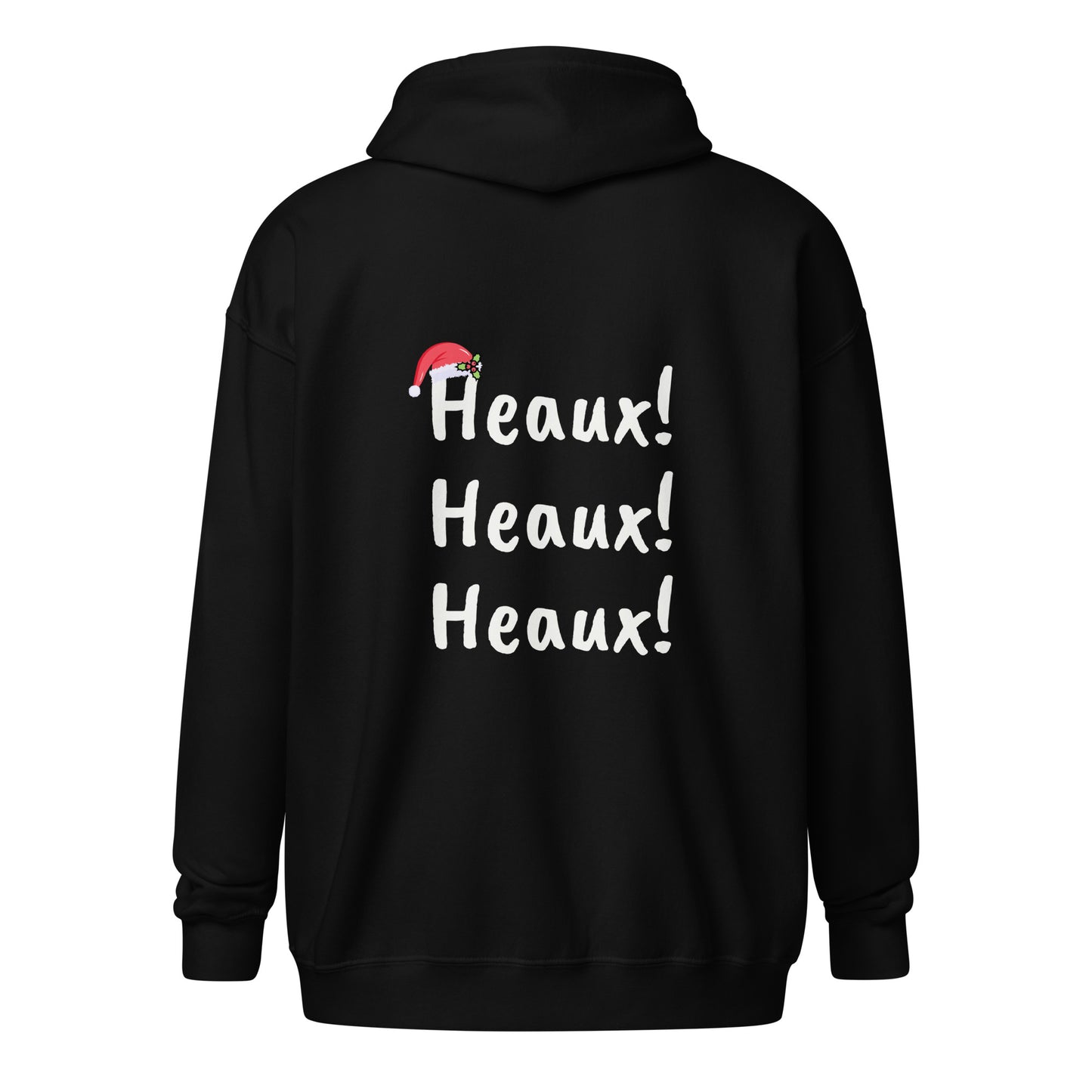 Heaux Heaux Heaux Zippered Hoodie (light logo)