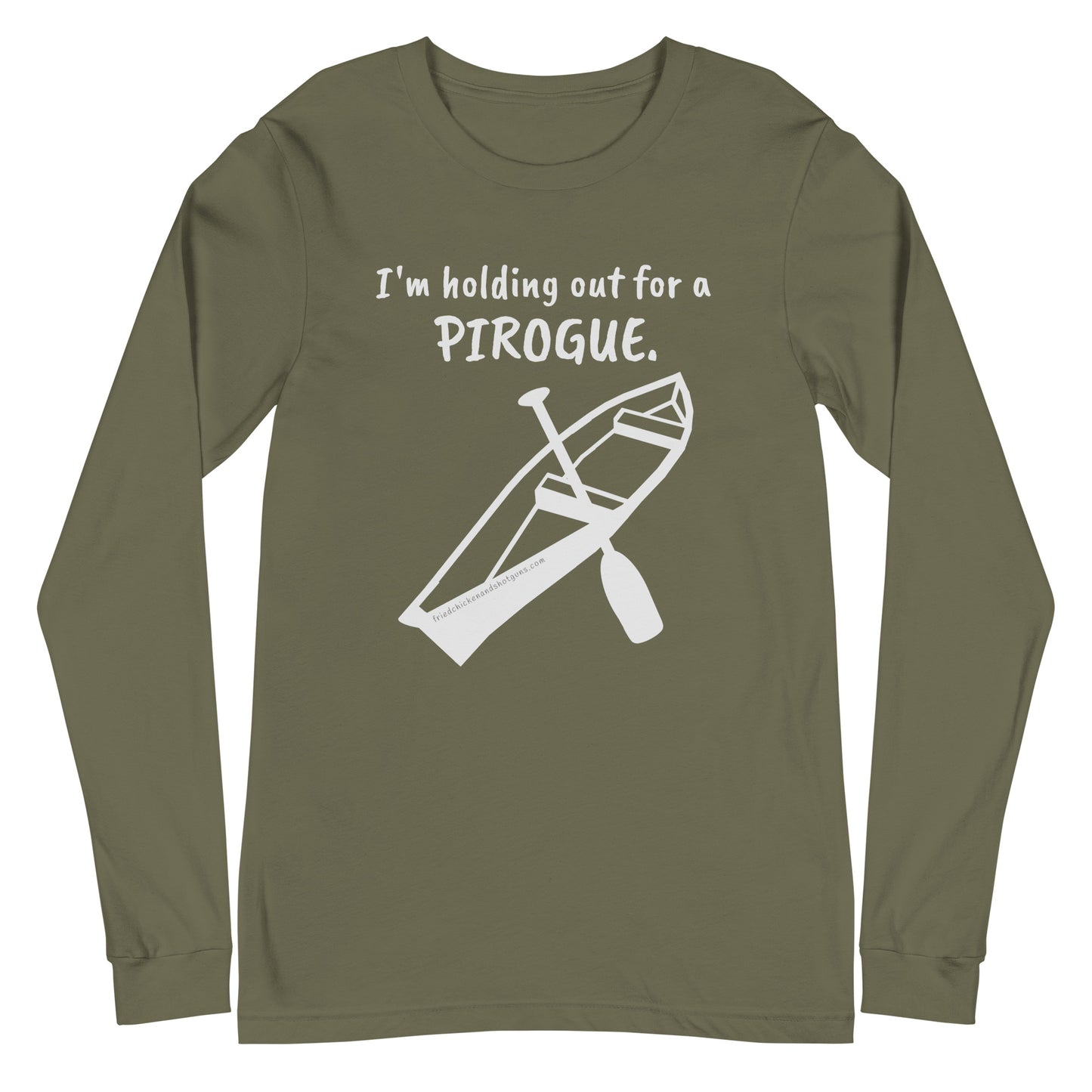 Holding out for a PIROGUE (long sleeve/light logo)