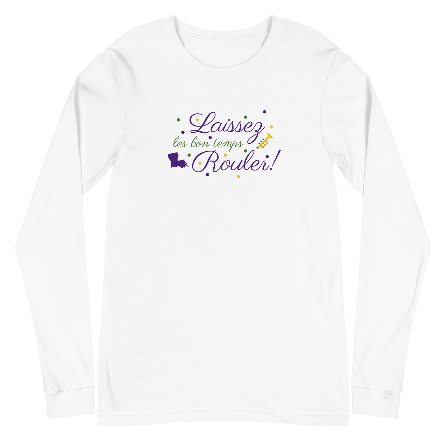 Laissez les bon temps Rouler (long sleeve/dark logo)