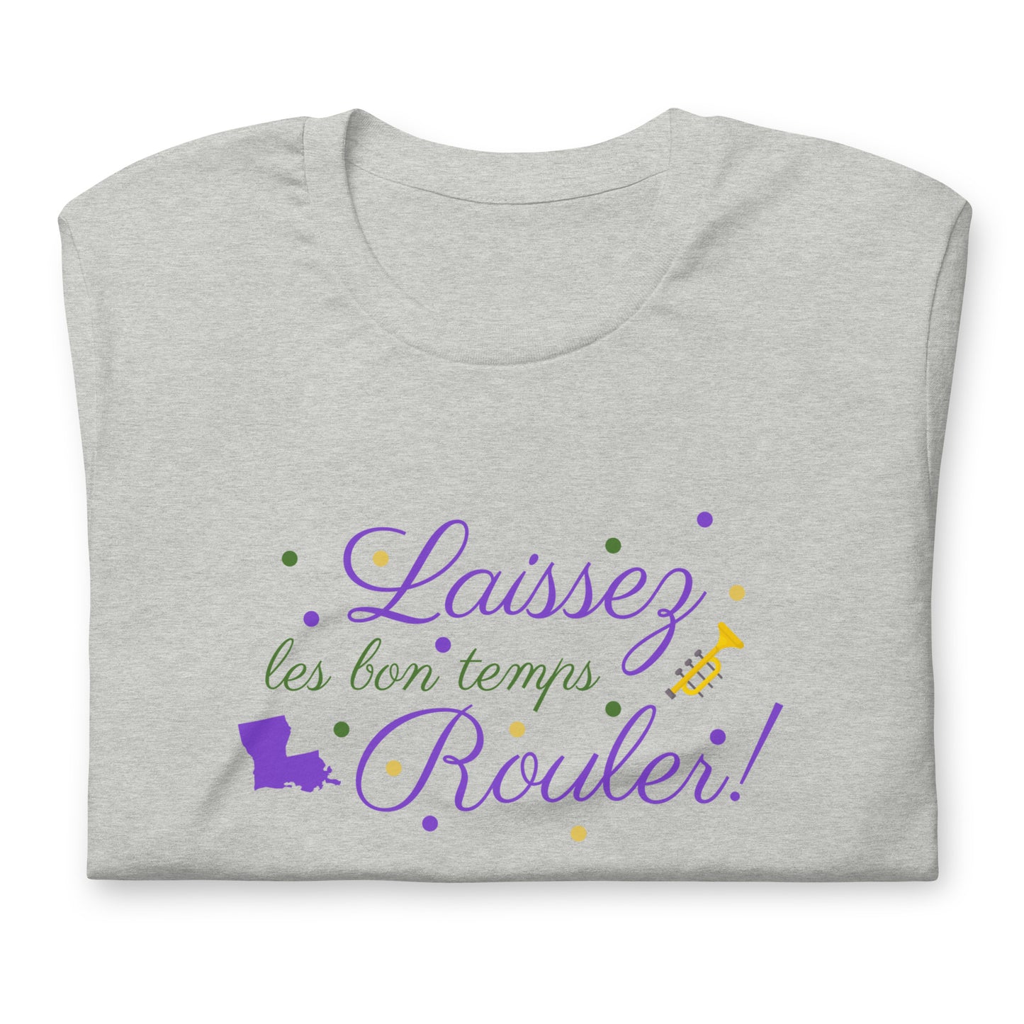 Laissez les bon temps Rouler (short sleeve/dark logo)