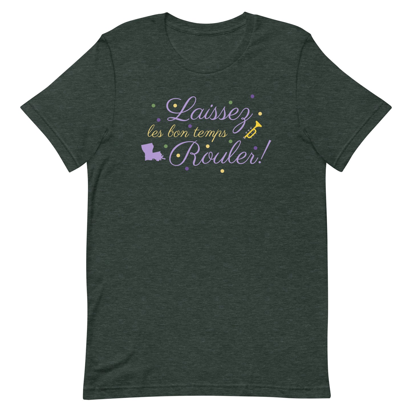 Laissez les bon temps Rouler (short sleeve/light logo)