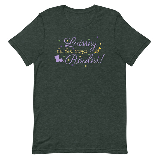 Laissez les bon temps Rouler (short sleeve/light logo)