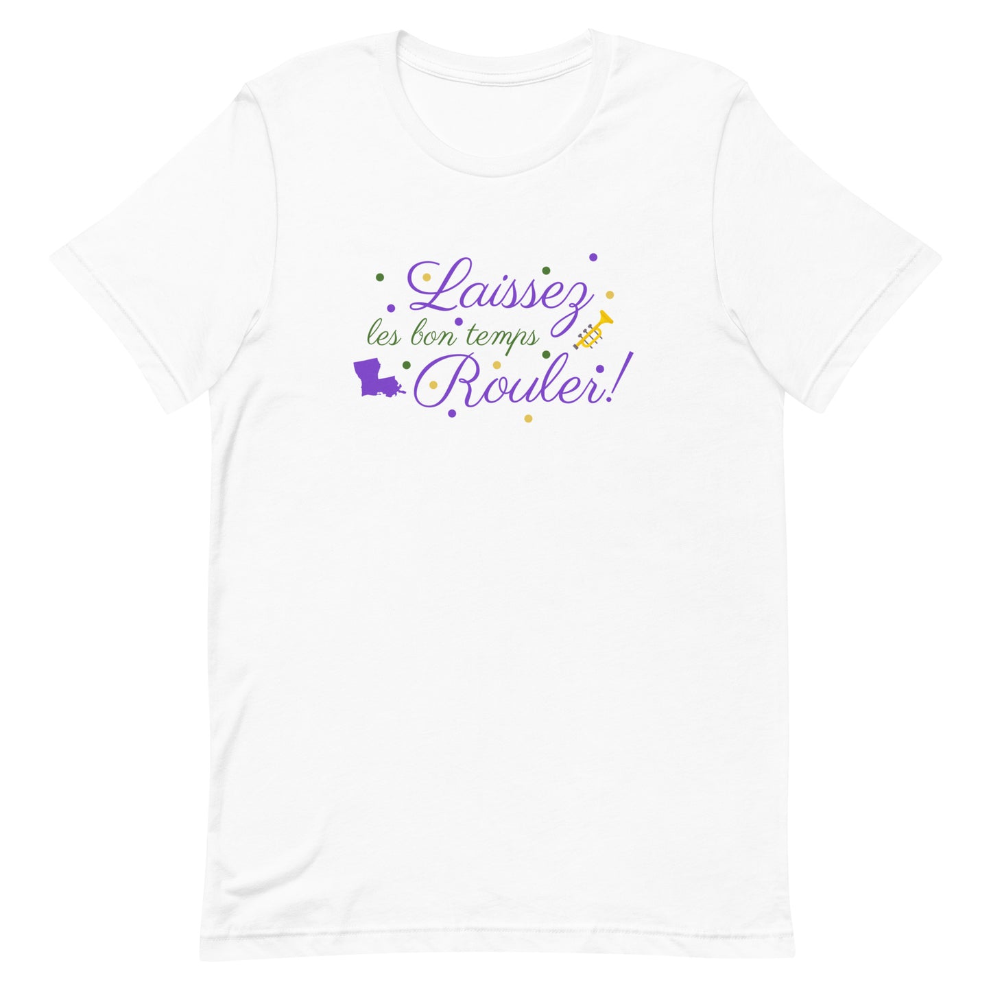 Laissez les bon temps Rouler (short sleeve/dark logo)