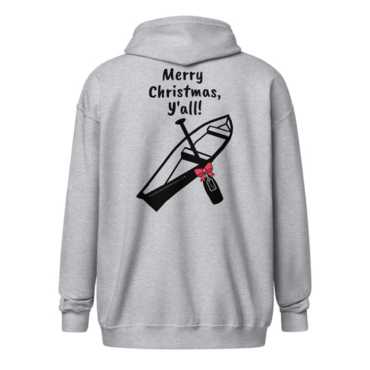 Merry Christmas Zippered Hoodie