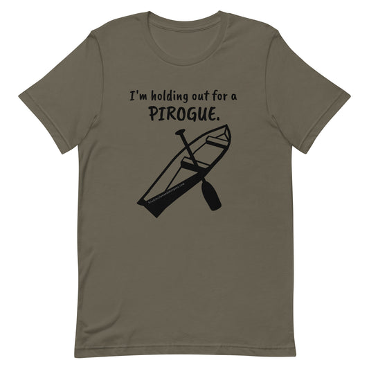 Holding out for a PIROGUE (short sleeve/dark logo)